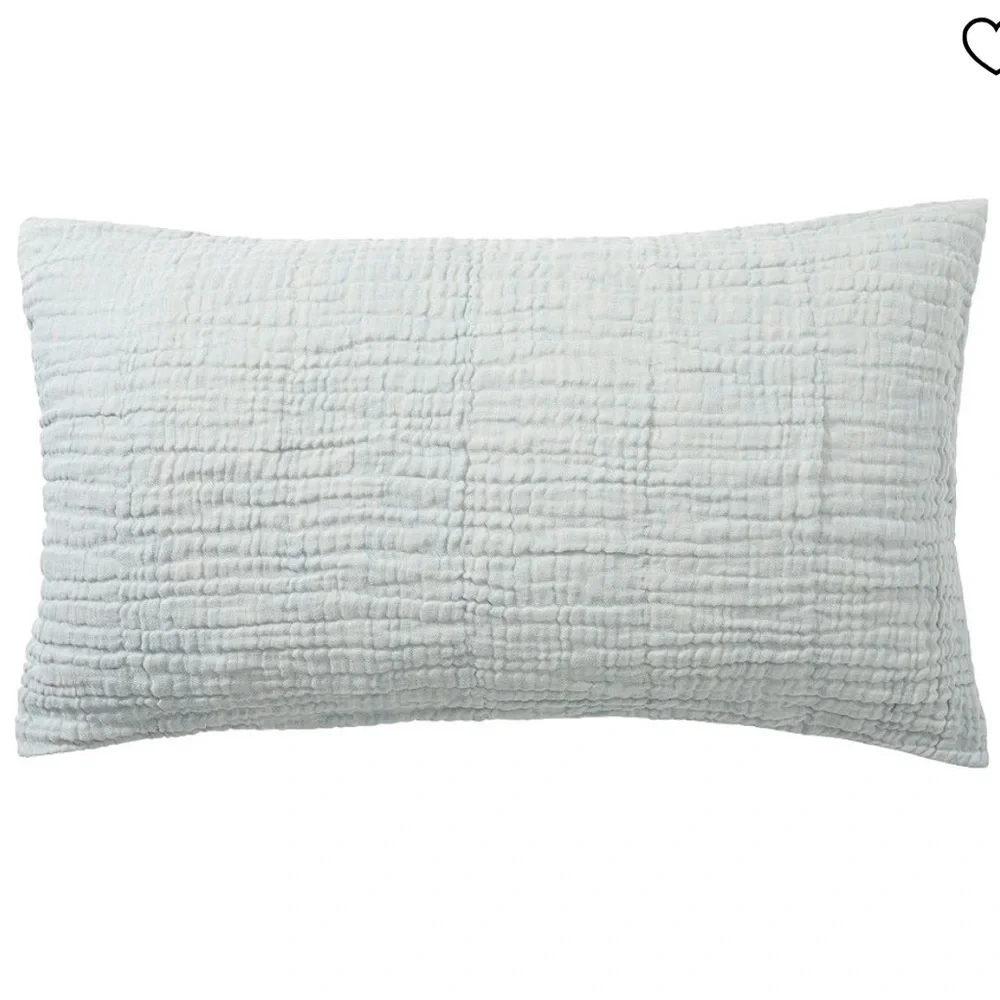 Pottery Barn Cloud King Sham in Chambray #2